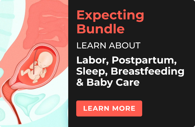 Tinyhood Expecting Bundle: Learn About Labor, Postpartum, Sleep, Breastfeeding, and Baby Care