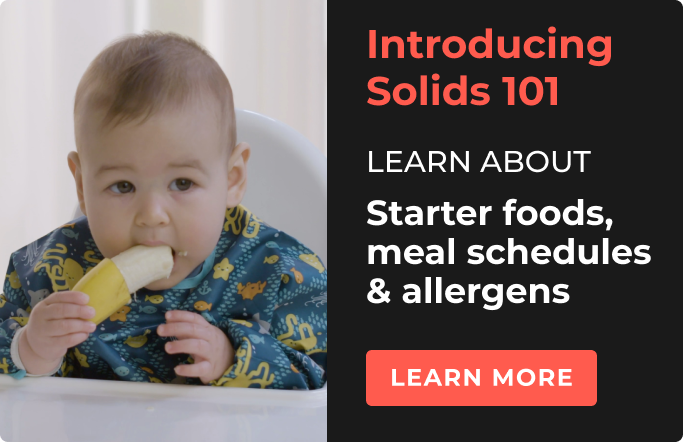 Tinyhood Introducing Solids 101: Learn About Starter Foods, Meal Schedules, and Allergens